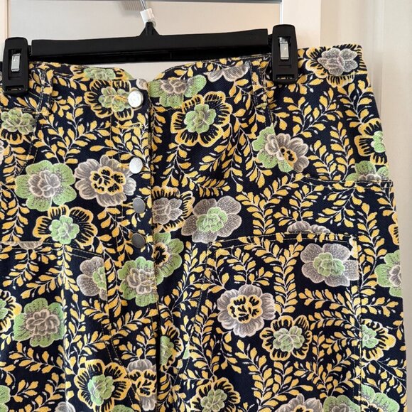 Rachel Comey Bolada Pants Size 10 Color Blue Yellow - Picture 3 of 8